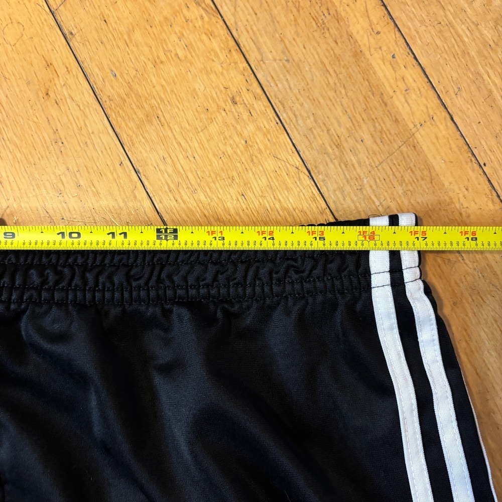 Adidas Vintage Y2K Tearaway Snap Pants Mens L Black White Stripe MiUSA - Picture 7 of 10